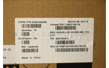 Lenovo 5CB1H30448 COVER LCD Cover C 82K1_T26 NEW