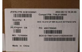 Lenovo 5CB1H30541 COVER Upper Case ASM_SPA C 82S9 BLA