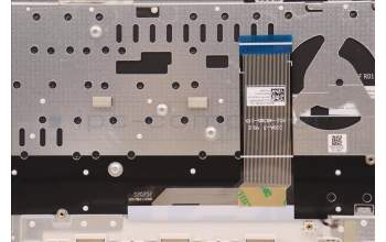 Lenovo 5CB1H38865 C-Cover with keyboard, Bulgarian, White, UK