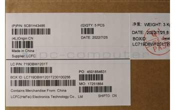 Lenovo 5CB1H43486 COVER Upper Case ASM_SWS L82RJ FP AG BL