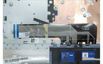 Lenovo 5CB1H43559 C-Abdeckung mit Tastatur, Belgisch, Nebelblau, Hintergrundbeleuchtung, Fingerabdruck, GB