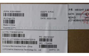 Lenovo 5CB1H56951 C-Abdeckung mit Tastatur, Skandinavien, Ohne_Fingerabdruckscanner