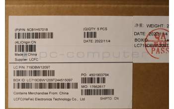 Lenovo 5CB1H57018 COVER Upper Case ASM_SWS L82RJ NFP MB