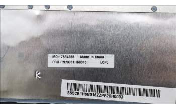 Lenovo 5CB1H68016 COVER Upper Case ASM_SWS L82RJ NFP MB BL