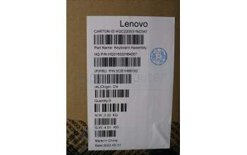 Lenovo 5CB1H68152 C-Cover with keyboard,English,Arctic Grey,Fingerprint