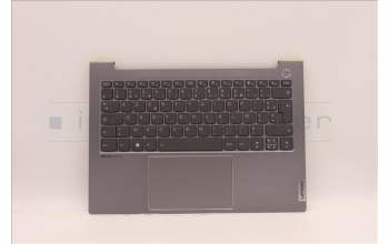 Lenovo 5CB1H68326 C-Cover with keyboard,French,Arctic Grey,Fingerprint