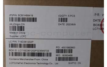 Lenovo 5CB1H68419 COVER Upper Case ASM_TUR L82RD CG RGB