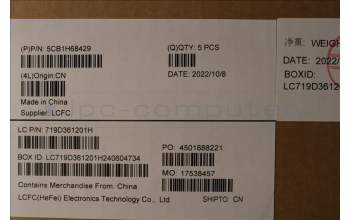 Lenovo 5CB1H68429 COVER Upper Case ASM_UKE L82RD CG WH