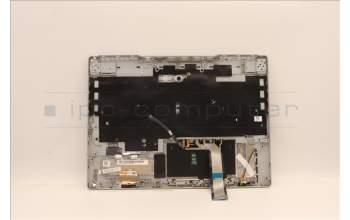 Lenovo 5CB1H68433 C-Cover with keyboard,German,Cloud Grey,White Backlight