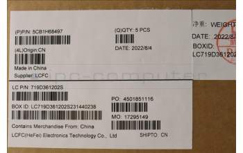 Lenovo 5CB1H68497 COVER Upper Case ASM_GER L82RD SG WH