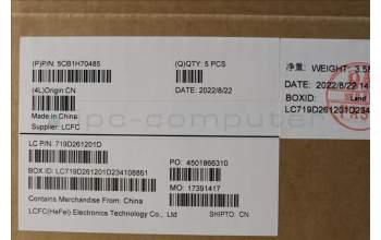 Lenovo 5CB1H70485 COVER Upper Case ASM_HUN L82R4 NFPAB