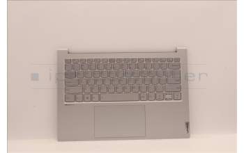 Lenovo 5CB1H70806 C-Cover with keyboard,US English Euro,Cloud Grey