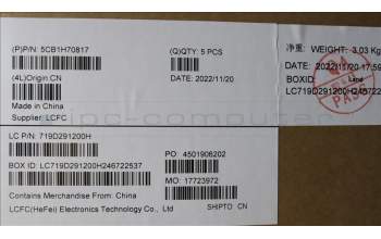 Lenovo 5CB1H70817 COVER Upper Case ASM_JPN L82SV CG