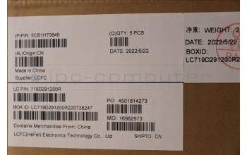 Lenovo 5CB1H70849 COVER Upper Case ASM_JPN L82SV SG