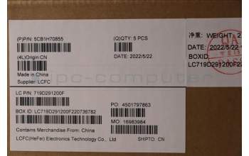 Lenovo 5CB1H70855 COVER Upper Case ASM_SLV L82SV SG