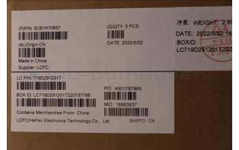 Lenovo 5CB1H70857 COVER Upper Case ASM_SWS L82SV SG