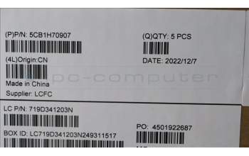 Lenovo 5CB1H70907 COVER Upper Case ASM_FRA/ENGL82RGSGW/RGB