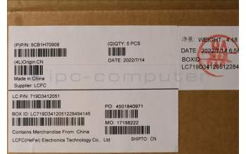 Lenovo 5CB1H70908 COVER Upper Case ASM_GER L82RG SG W/RGB