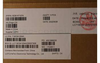 Lenovo 5CB1H71074 COVER Upper Case ASM_BEL L82RG ST W/BU