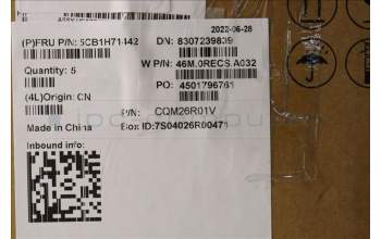 Lenovo 5CB1H71442 COVER Upper Case ASM_NORDIC W 82R9 SG BL