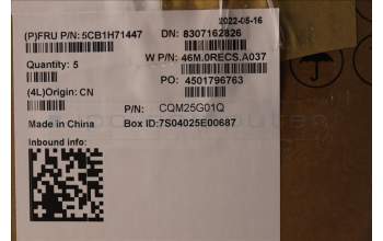 Lenovo 5CB1H71447 COVER Upper Case ASM_EURO ENG W82R9SG BL