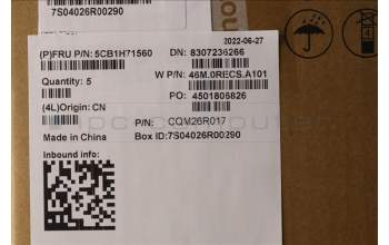 Lenovo 5CB1H71560 COVER Upper Case ASM_CZE/SLK W82R9 CG BL