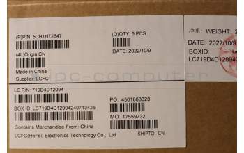 Lenovo 5CB1H72647 COVER Upper Case ASM_POR L82RM AG_FP