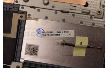Lenovo 5CB1H72805 COVER Upper Case ASM_FRA L82RM MB_FP_BL