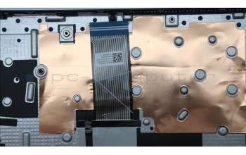 Lenovo 5CB1H77883 C-Abdeckung mit Tastatur, Englisch (GB), tiefblau, Hintergrundbeleuchtung, Fingerabdruckleser