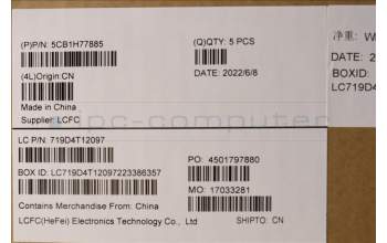 Lenovo 5CB1H77885 COVER Upper Case ASM_USA ENG L82RKFPABBL