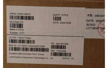 Lenovo 5CB1H78157 COVER Upper Case ASM_POR L82RK FP MB BL