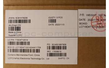 Lenovo 5CB1H78206 COVER Upper Case ASM_FRA L82RK NFP AB BL