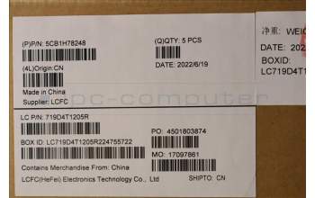 Lenovo 5CB1H78248 COVER Upper Case ASM_HBW L82RK NFP AB N