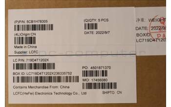 Lenovo 5CB1H78305 COVER Upper Case ASM_RUS L82RK NFP AG N