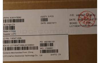 Lenovo 5CB1H78362 COVER Upper Case ASM_SPA L82RK NFP MB N