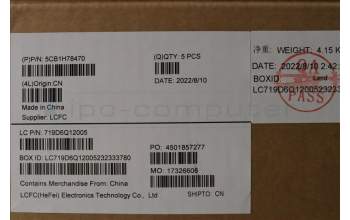 Lenovo 5CB1H78470 COVER Upper Case ASM_HUN L82RE SG WH