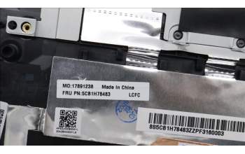 Lenovo 5CB1H78483 COVER Upper Case ASM_SLV L82RE SG WH