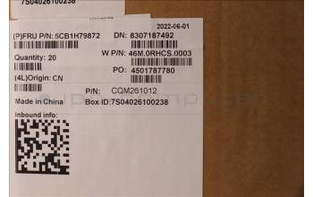 Lenovo 5CB1H79872 COVER LCD Cover W 82R7 AL SB