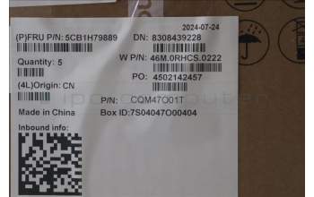 Lenovo 5CB1H79889 COVER Upper Case ASM_RUS W 82R7 SG BL