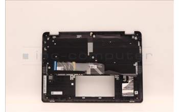 Lenovo 5CB1H79898 C-Cover with keyboard, Nordic, Slate Grey, Backlight, UK