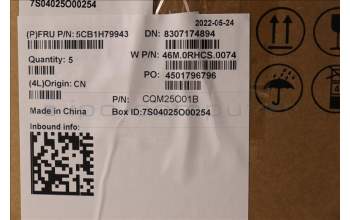 Lenovo 5CB1H79943 COVER Upper Case ASM_ITA W 82R7 CG BL