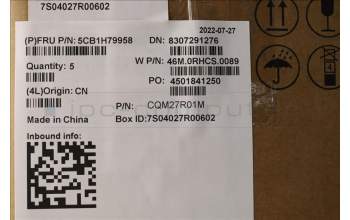 Lenovo 5CB1H79958 COVER Upper Case ASM_GRE W 82R7 CG BL