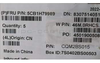 Lenovo 5CB1H79989 COVER Upper Case ASM_HBW W 82R7 CG