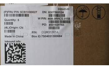 Lenovo 5CB1H80027 COVER Upper Case ASM_SLV W 82R7 SB BL