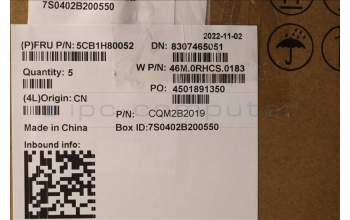 Lenovo 5CB1H80052 COVER Upper Case ASM_HBW W 82R7 SB