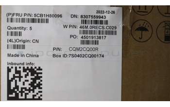 Lenovo 5CB1H80096 COVER Upper Case ASM_BEL W 82RA SG