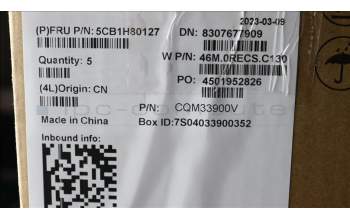 Lenovo 5CB1H80127 C-Cover with keyboard,Nordic,Cloud Grey