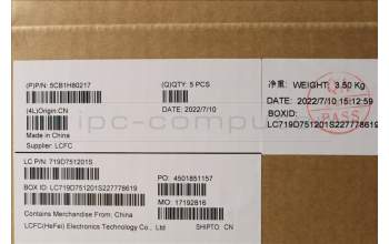 Lenovo 5CB1H80217 COVER Upper Case ASM_BEL L82TV BU_BK_TEX