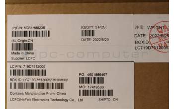 Lenovo 5CB1H80236 COVER Upper Case ASM_RUS L82TV BU_BK_TEX