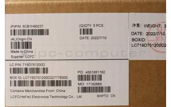 Lenovo 5CB1H80237 COVER Upper Case ASM_SLV L82TV BU_BK_TEX